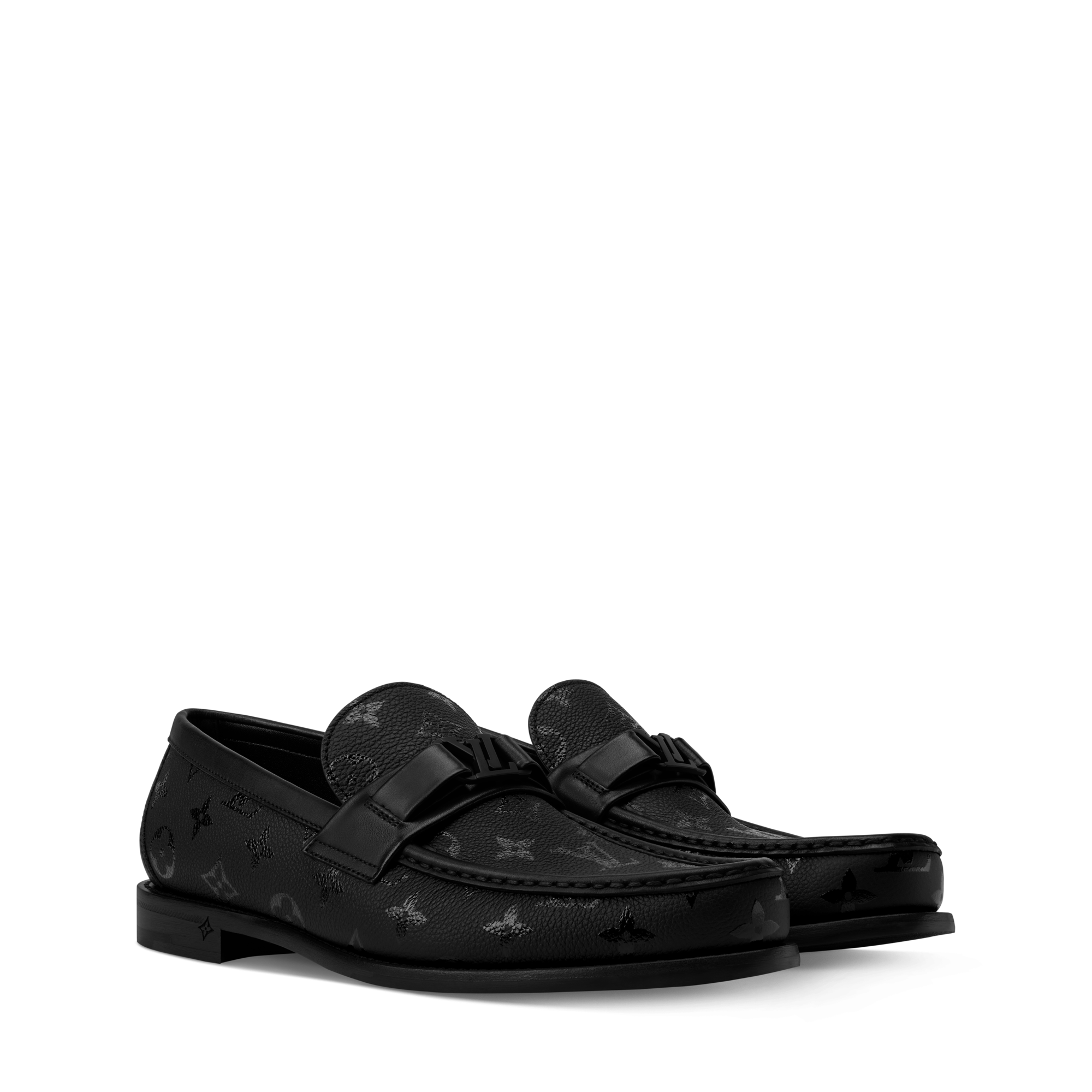 Louis Vuitton ブラック ローファー Major Loafer - Shoes | LOUIS VUITTON